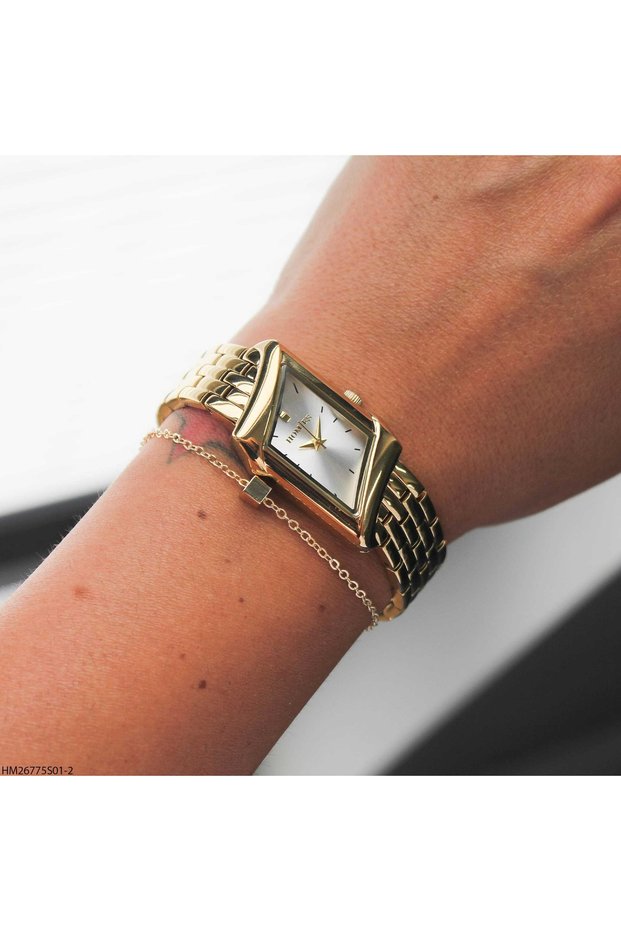 Hm26775S01-2 Women Wrist Watch with Steel Band