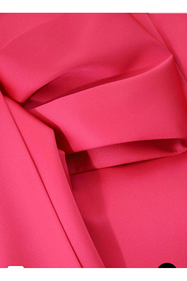 Rochie mini cu fundă dramatică la spate - 8