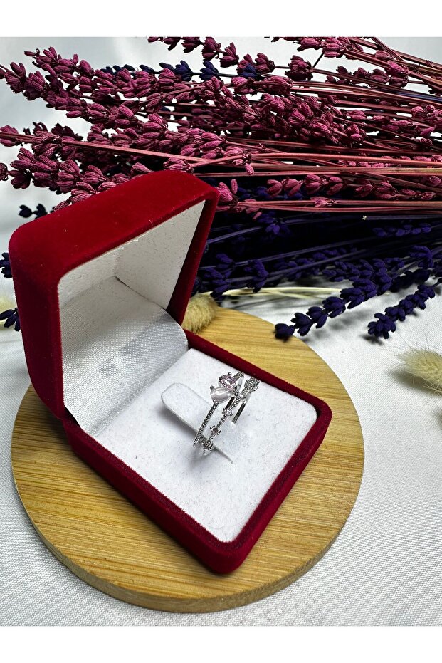 خاتم الأميرة بحجر الزركون قابل للتعديل - 3