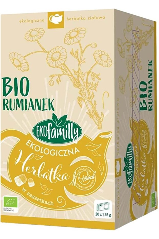 Organic Bio Chamomile Herbal Tea, 20 Sachets