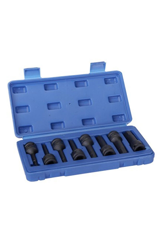 1/2 IMPACT HEXAGONAL BIT SET 8 PIECES - 1