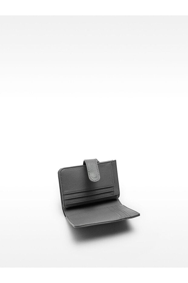 Dokulu Küçük Boy Basic Cüzdan - 4