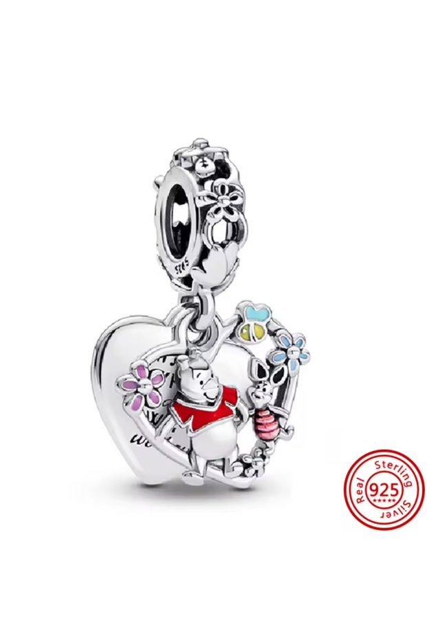 Piglet Pooh Double Dangle Charm