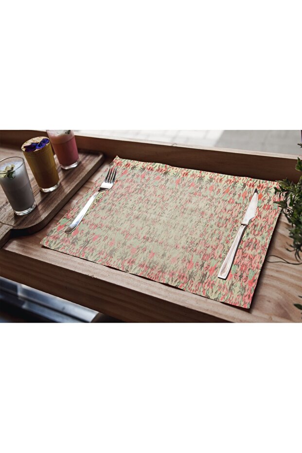 خدمة أدوات المائدة البوليستر متعددة الألوان - 4