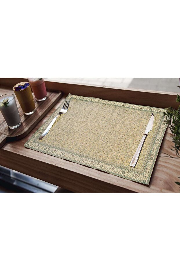 خدمة أدوات المائدة المستطيلة الملونة الأنيقة - 4