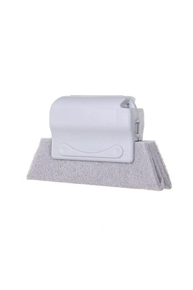 grey Mini Window Groove Cleaning Brushes Reusable Dusting Tools for Dead Corners And Small Gaps Comp