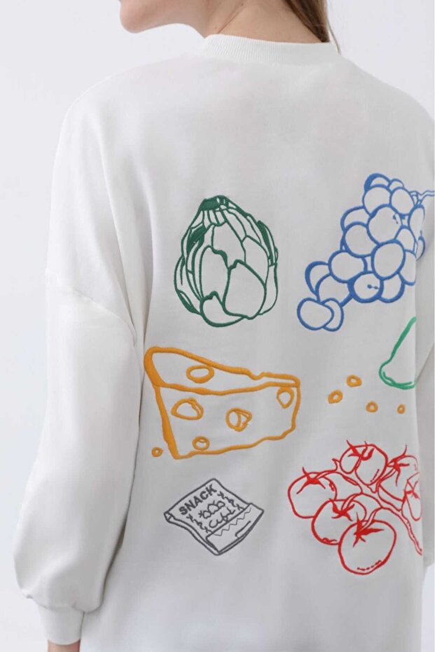 NAKIŞ BASKI DETAYLI TUNİK - 3