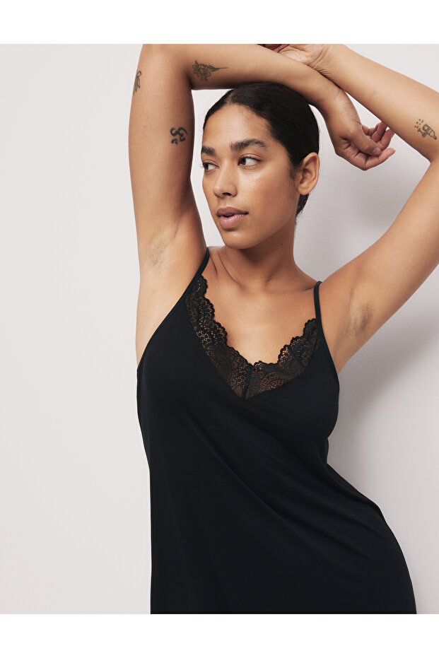 Dantel Detaylı Gecelik - 3