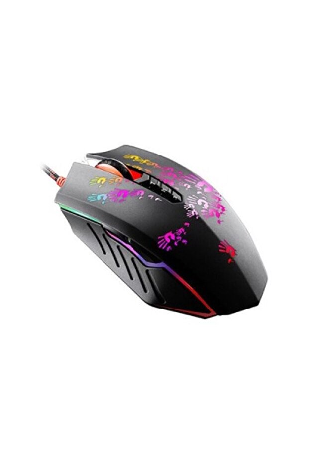 Wired Gaming Mouse, A4Tech, Multicolor - 3