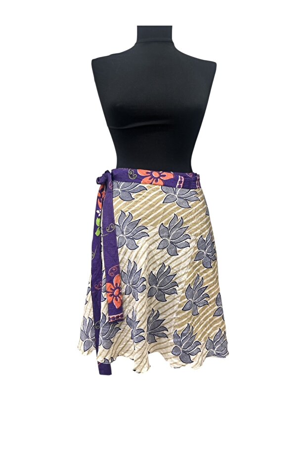 HİNT SAREE ÇİFT KULLANIMLI DOLAMA ETEK - 2