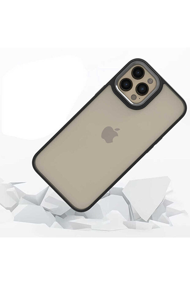 iPhone 12 Pro Max Compatible Cppl Flora Case-Black - 2