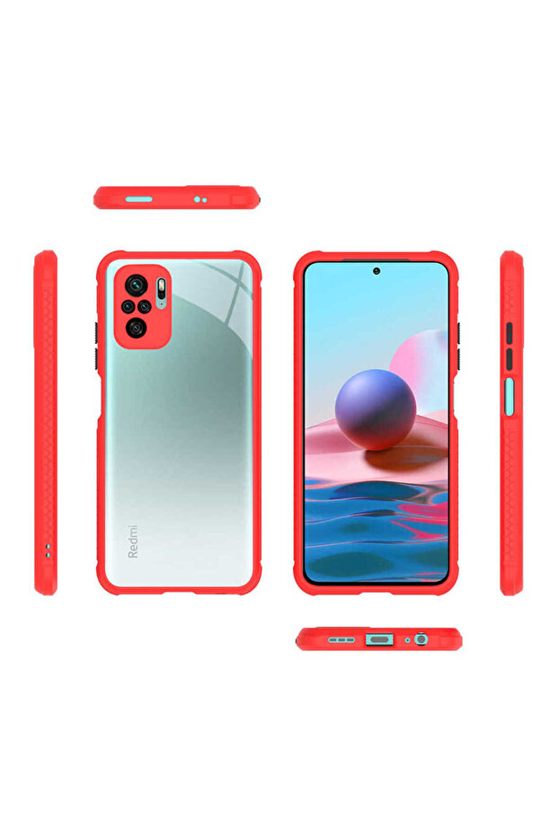 Poco M5S Case Myst Kaff Cover - Red - 8
