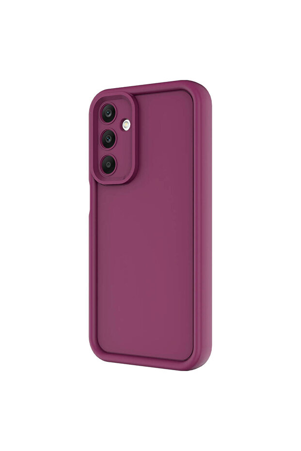 حافظة Galaxy A25 مع غطاء CPPL أناناس لحماية الكاميرا - برقوقي - 5