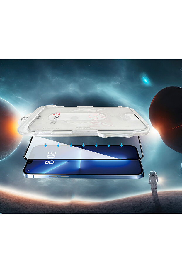 iPhone 11 Pro Max Compatible Cppl 5D Magic Glass Screen Protector with Easy Application Apparatus - 3