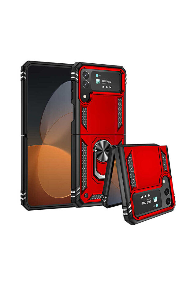 حافظة CPPL Vega المتوافقة مع هاتف Galaxy Z Flip 4 - أزرق - 6