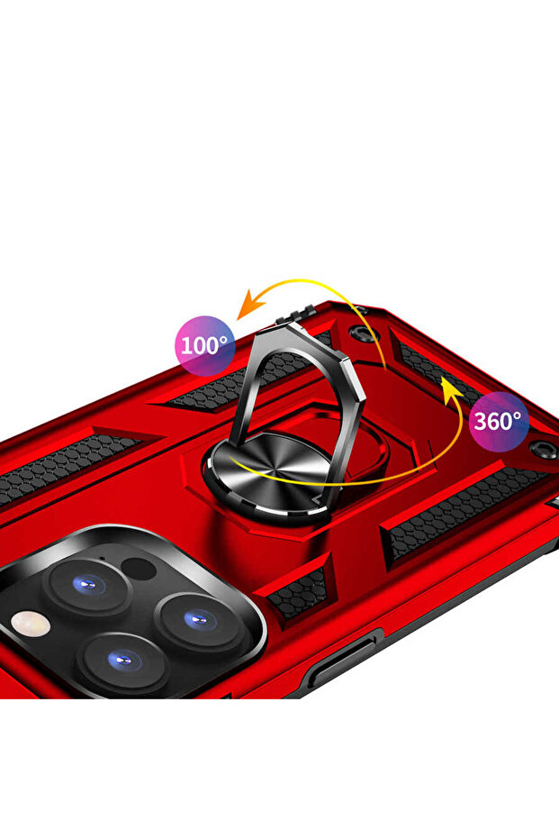 حافظة CPPL Vega متوافقة مع هاتف iPhone 14 Pro - أسود - 5