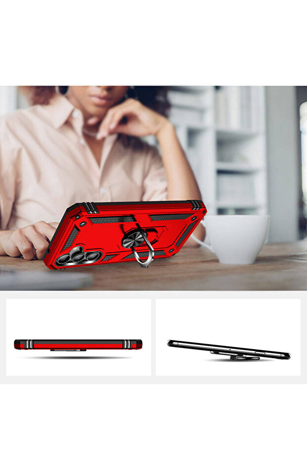 حافظة CPPL Vega متوافقة مع هاتف Galaxy S23 FE - أسود - 4