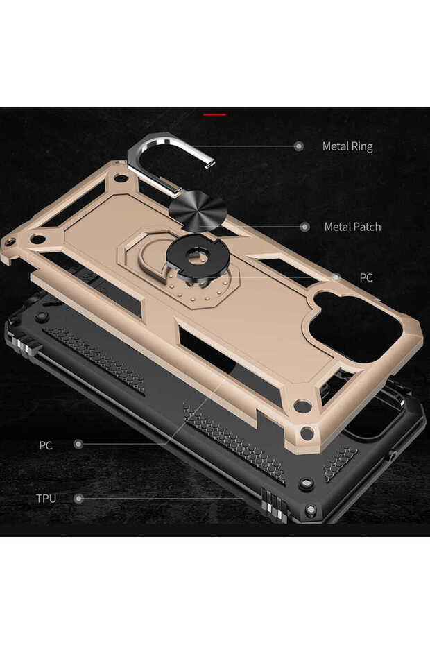 غطاء حماية لهاتف جالاكسي A22 4G من سي بي بي إل فيجا - أحمر - 7