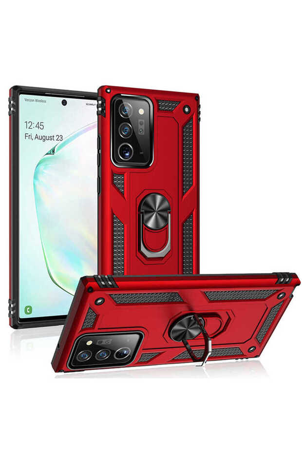 حافظة CPPL Vega متوافقة مع هاتف Galaxy Note 20 Ultra - أسود - 6