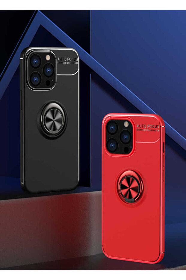 حافظة سيليكون متوافقة مع هاتف iPhone 13 Pro Max CPPL Ravel - أحمر - 6