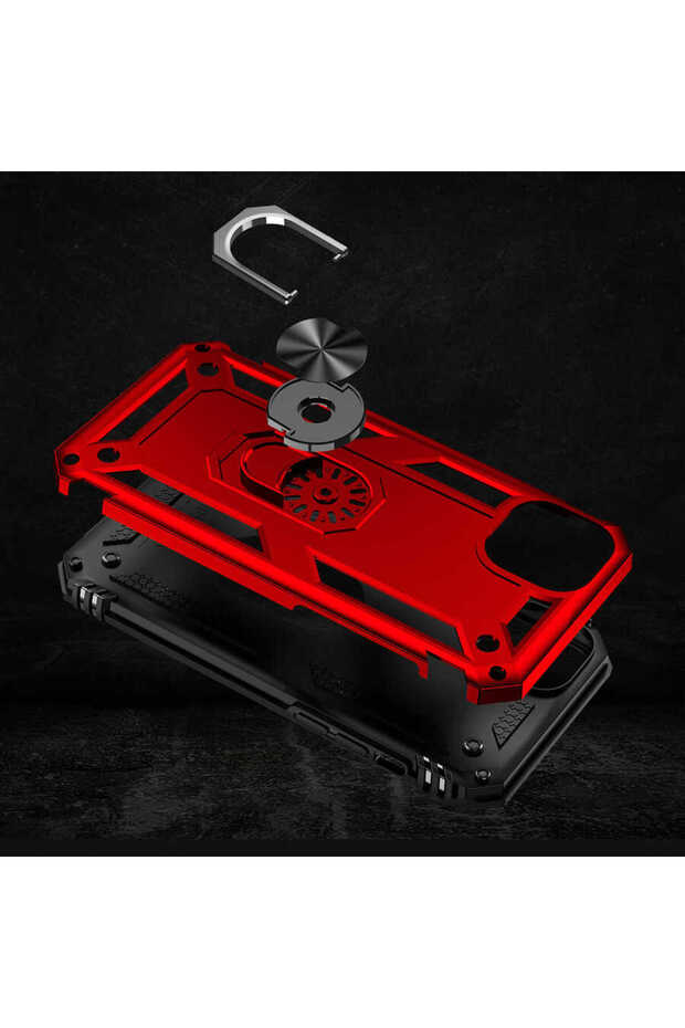 حافظة CPPL Vega متوافقة مع هاتف iPhone 14 Plus - أسود - 6