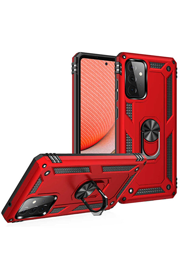 غطاء حماية لهاتف جالاكسي A72 من سي بي بي إل فيجا - أحمر - 3