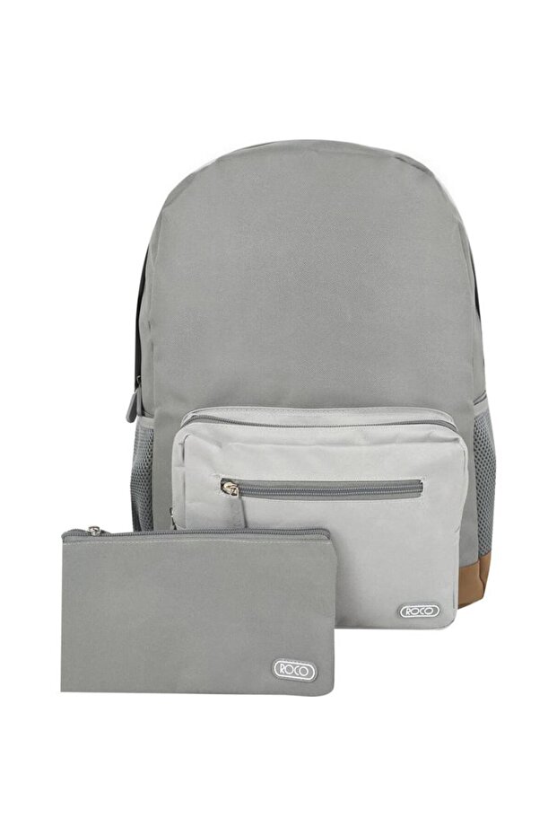 حقيبة ظهر أساسية بمزيج من لونين مع ملحق - 2