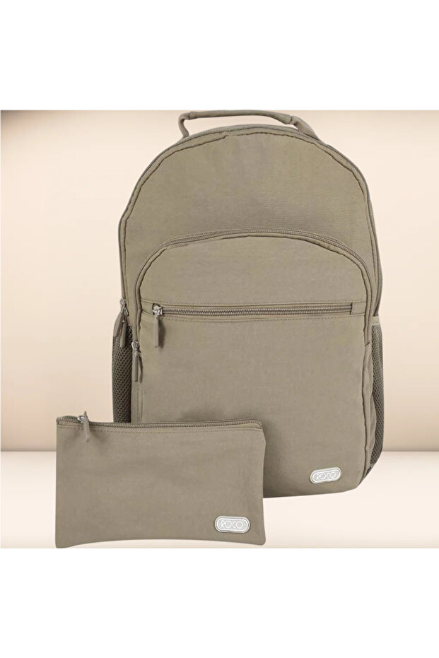Basic Classic Backpack with Accessory - 1