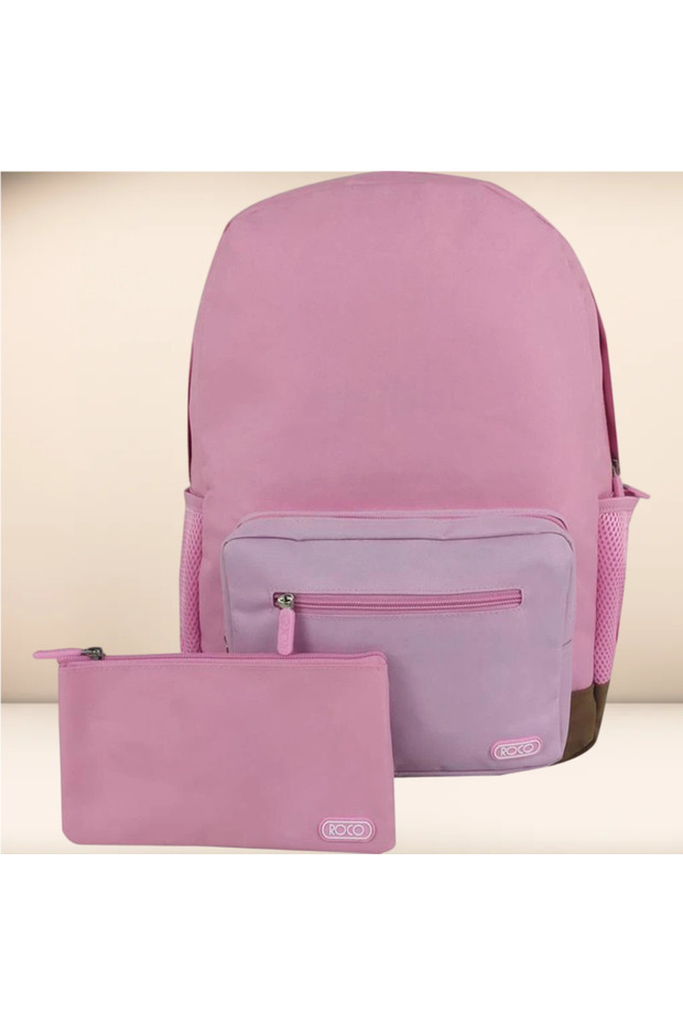 Basic Classic Backpack with Accessory - 1