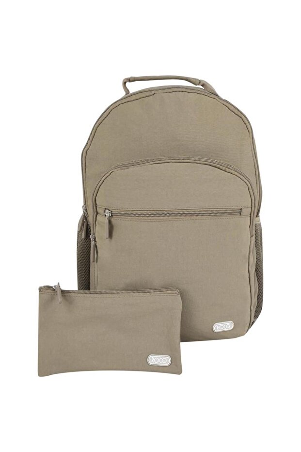 Basic Classic Backpack with Accessory - 2