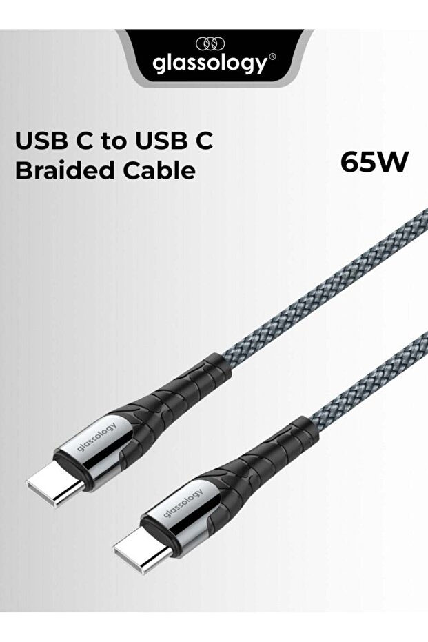 65W USB C Cable 1 Meter, PD 3.0 3A Fast Charging Cord