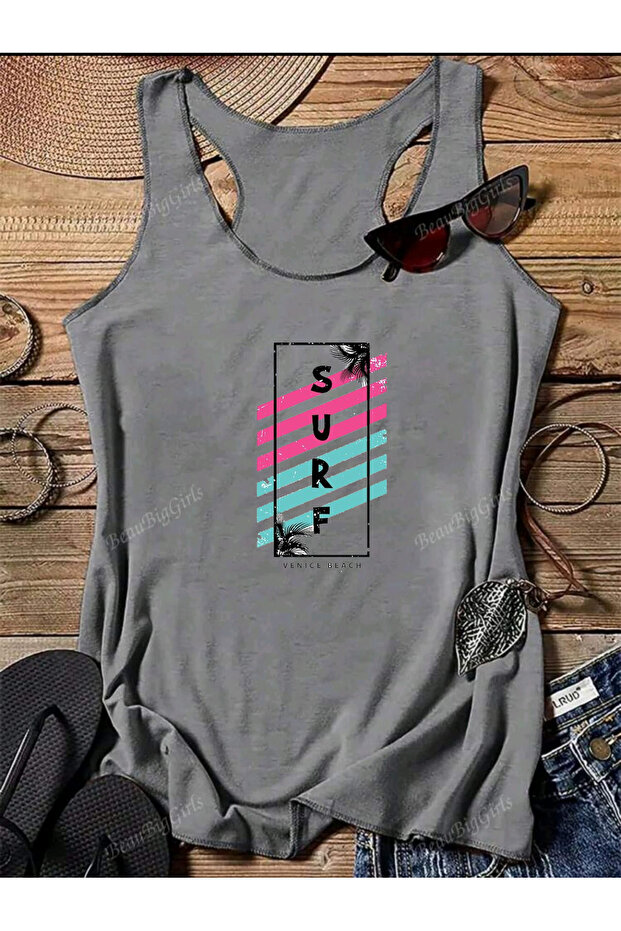 Surf Swimmer Women's Tank Top