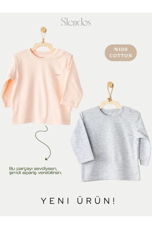 Baby Girl, 100% Cotton, Basic, 2-Piece Economical T-Shirt Set