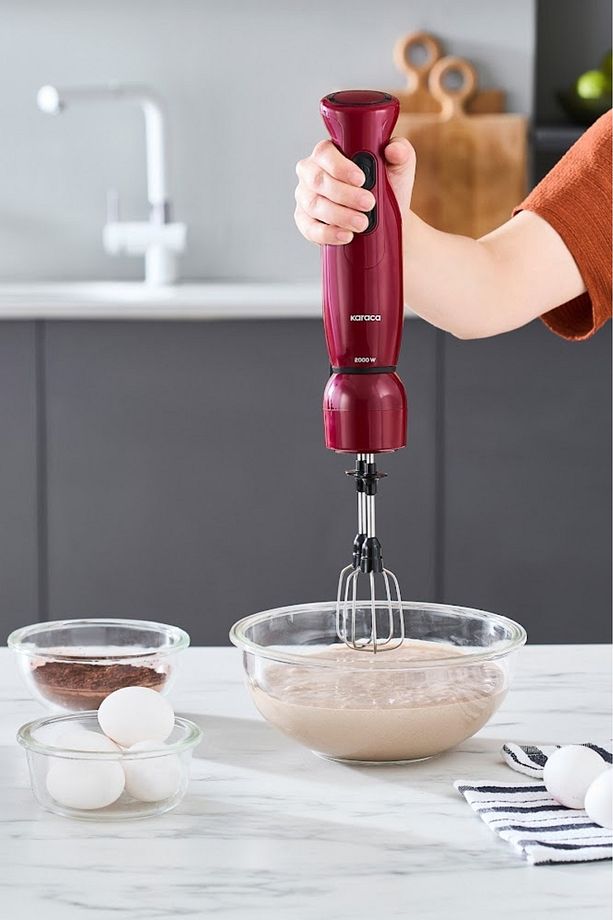 Pro Multimax 6 in 1 Çok Amaçlı Mutfak Robotu/Blender Seti Red - 4