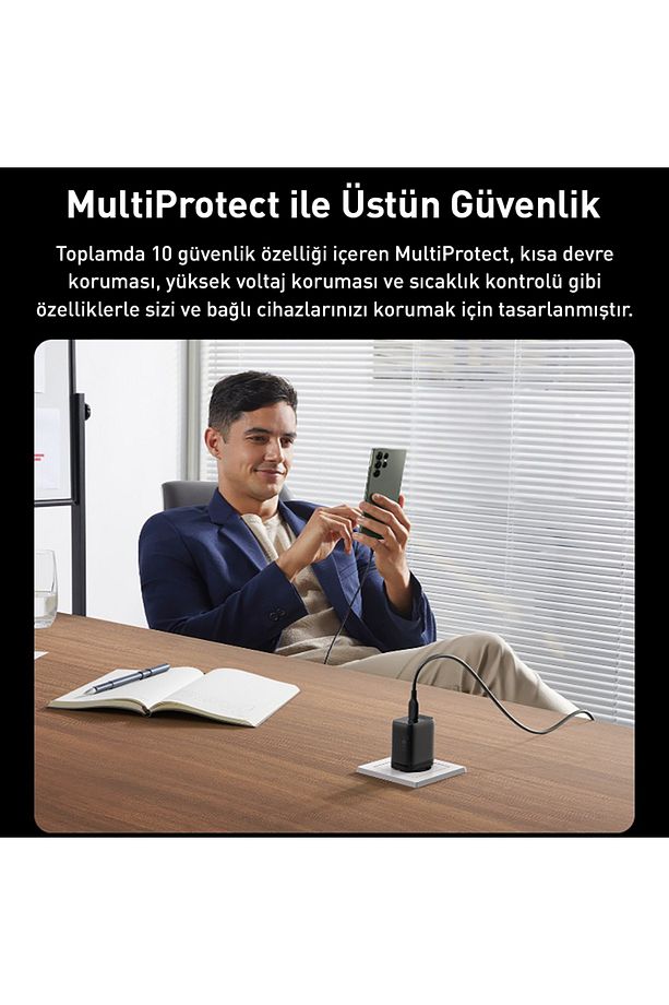 313 PPS Destekli 45W USB-C Şarj Cihazı Type-C Hızlı Şarj Adaptörü - A2643 - 3