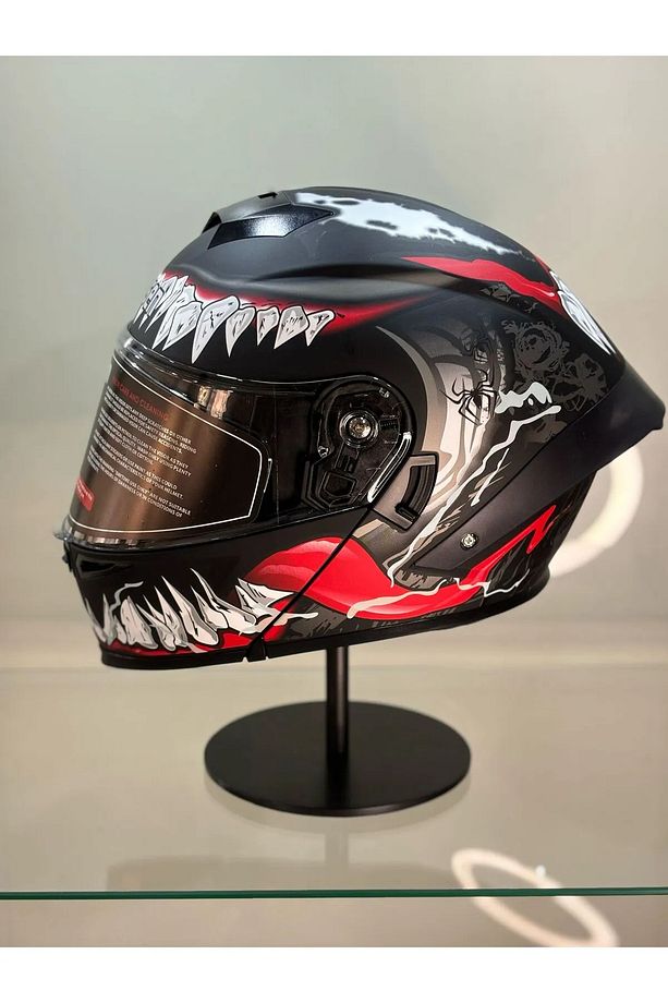 Ws-202 Güneş Gözlüklü Çene Açılır Kask Şeffaf Vizörlü A66. - 2