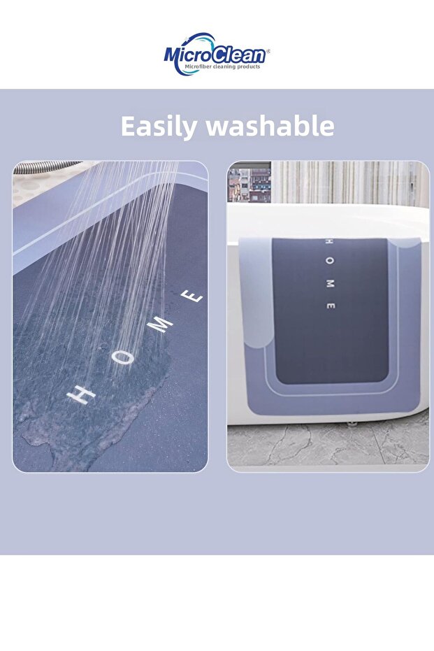 Bath Mat Non-Slip Based Water Absorbent Structure 60X40 (1 Pc) - 2