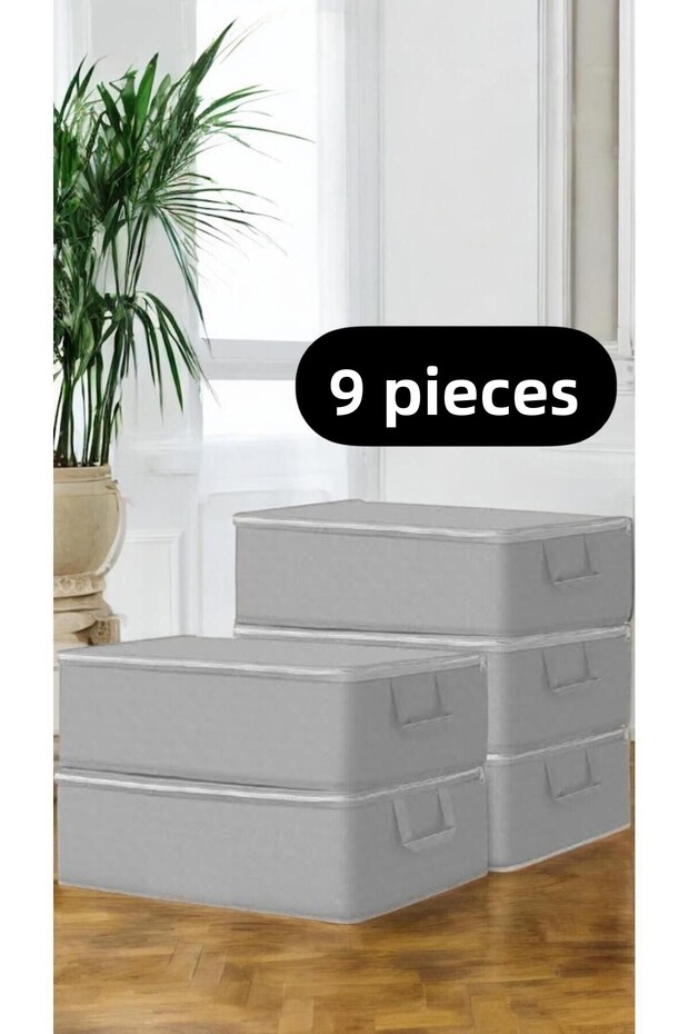 9 Pieces of Large Size under the Bed - Summer and Winter Storage Organizer Clothing Storage