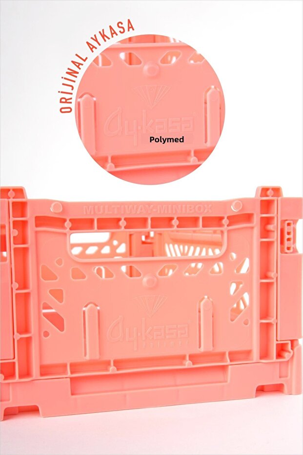 حافظة قابلة للطي من Aykasa Mini Box Salmon - 5