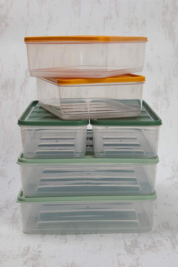 6'lı Buzdolabı Düzenleyici 2x(3,5, 1,65, 1,75 Lt) TPHSS25SKB00003 - 5
