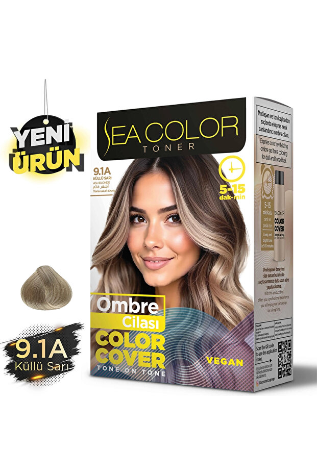 Ombre Cilası Set Boya 9.1A Küllü Sarı - 1