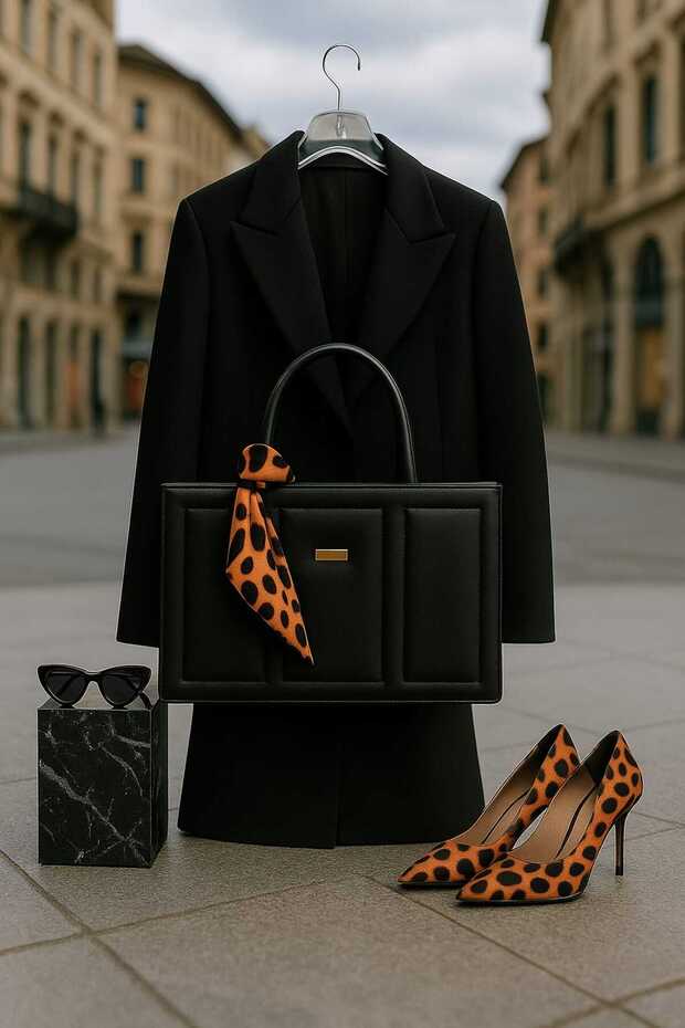 Kadın Siyah Kol Çantası - 4