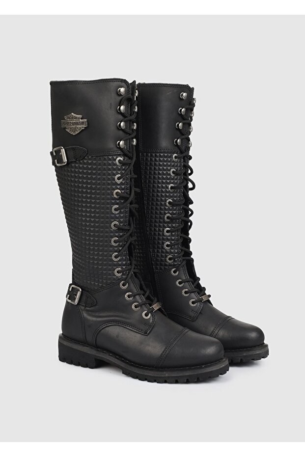 Tiny Siyah Kadın Deri Bot 025Z100533 - 3