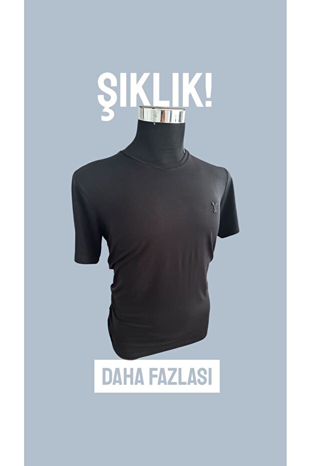 BİSİKLET YAKA ERKEK TSHİRT - 2