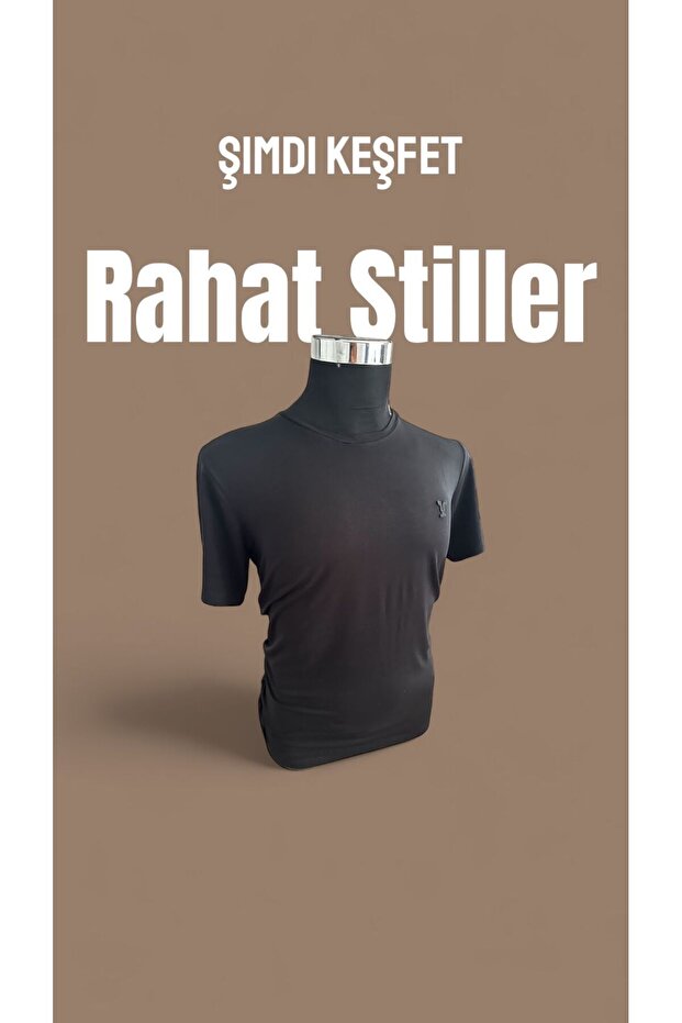 BİSİKLET YAKA ERKEK TSHİRT - 4