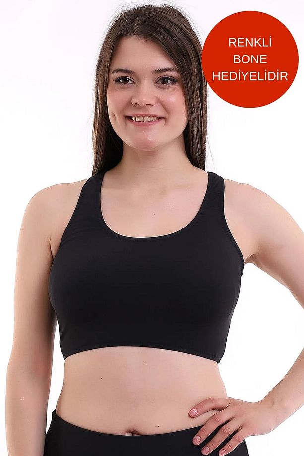 Badi Bikini Tek Üst,iç Kısmına Dikili Astarlı Kap Mevcut - 1