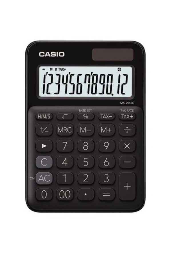 Ms-20uc-bk 12 Hane Siyah Masa Üstü Hesap Makinesi - 2