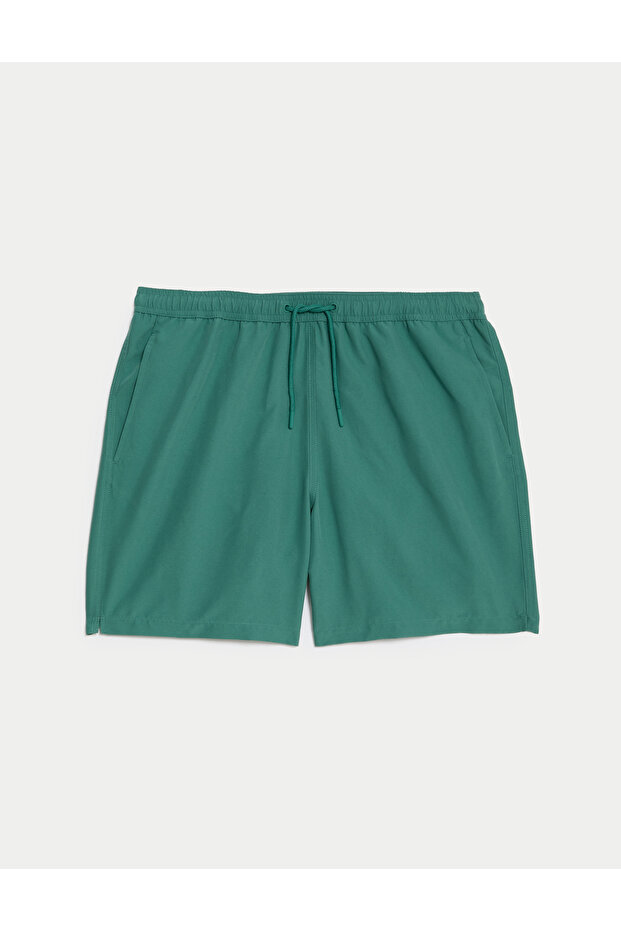 Regular Fit Quick Dry Deniz Şortu - 5