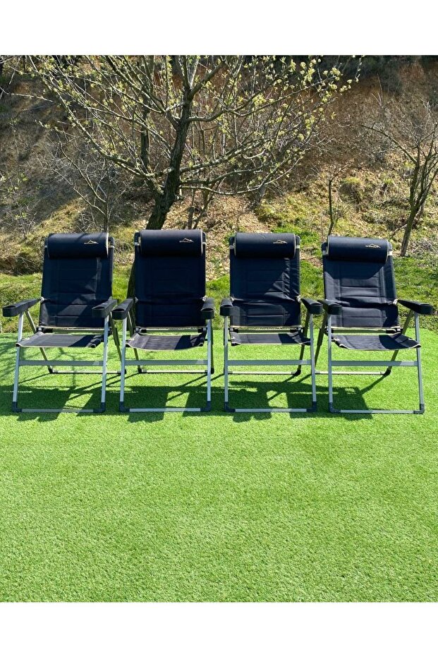 4'lü Katlanır Lüx Sandalye Set - 2