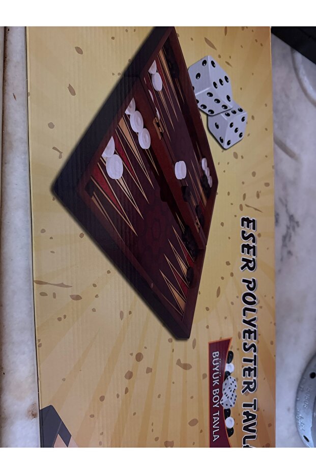 Büyük Boy Polyester Tavla - 3